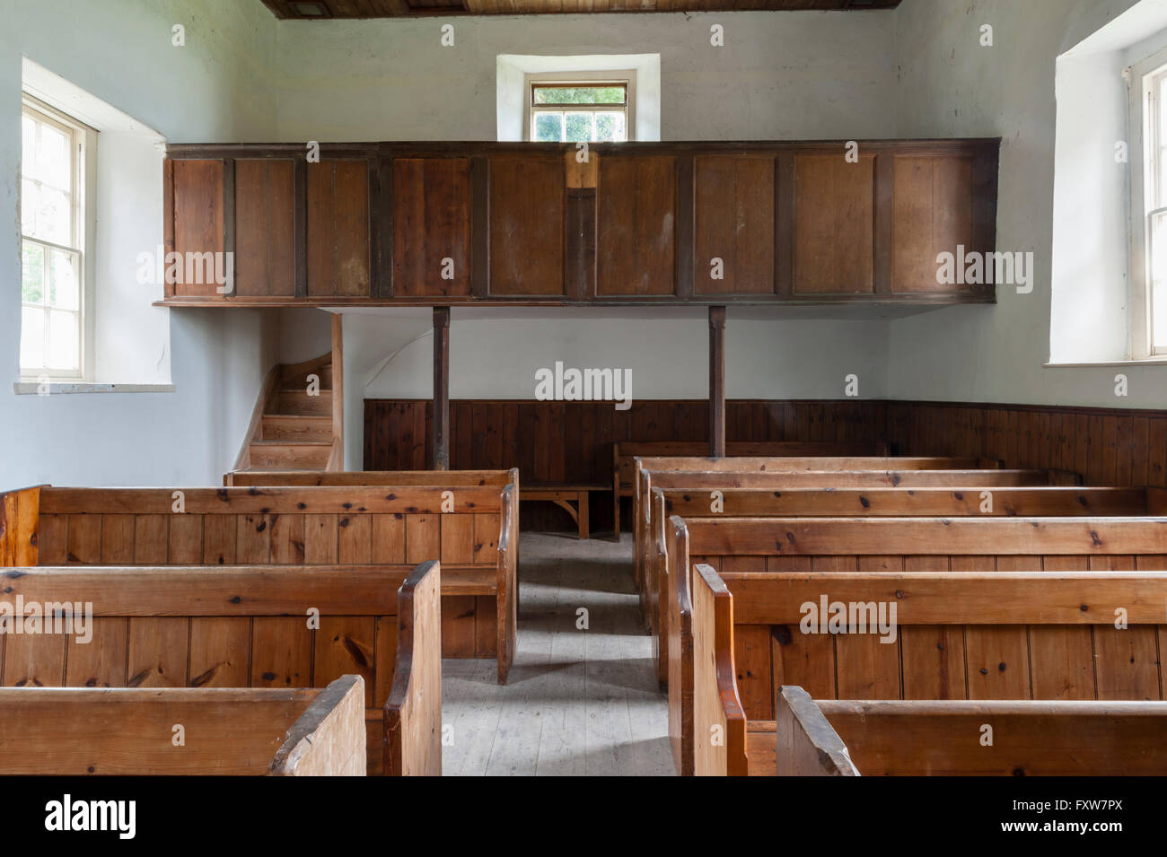 Strict and Particular Baptist Chapel, Waddesdon Hill, UK. A now redundant 18c Nonconformist chapel Stock Photo