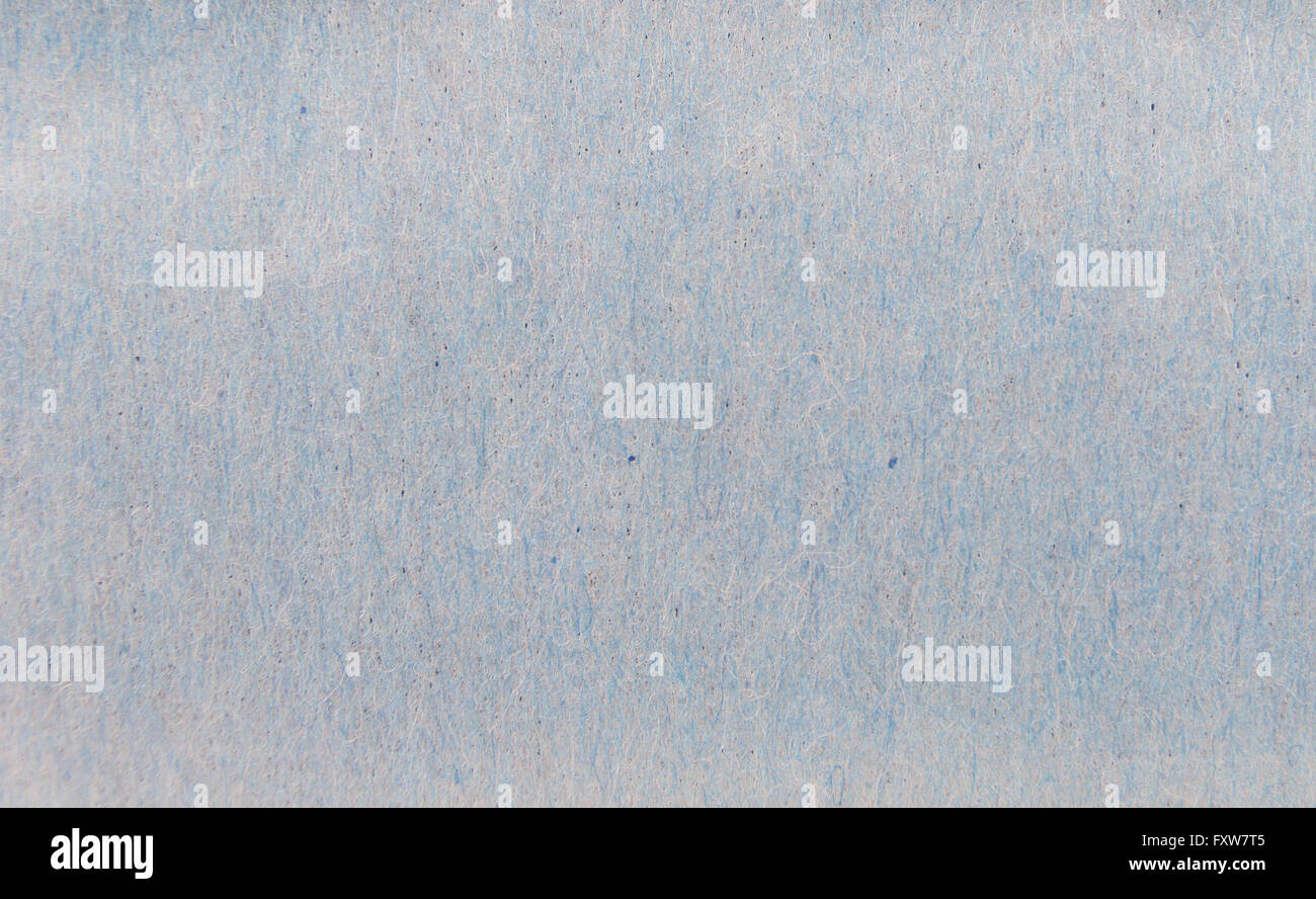 Skin clear oil absorbing paper texture tinged with light blue Stock ...