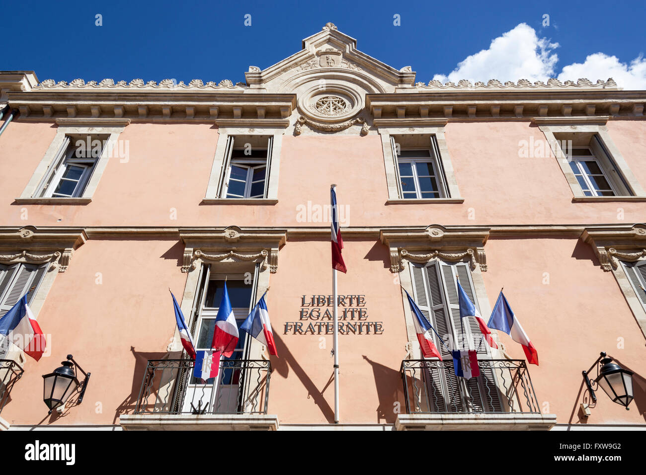 Town Hall, Saint Tropez, France Stock Photo - Alamy
