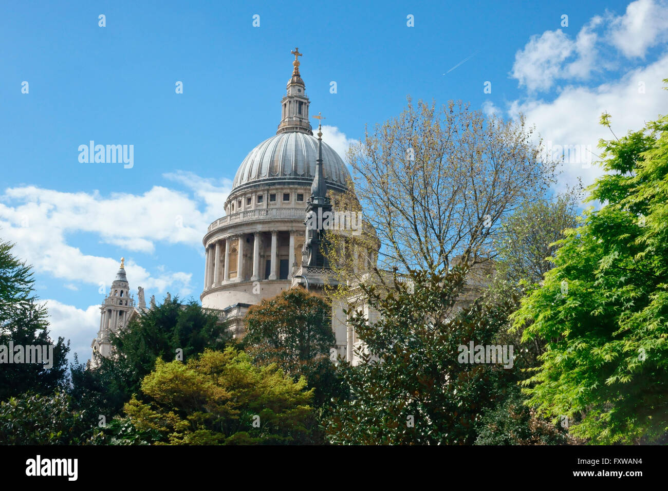 St Paul's Cathedral, in the City of London, England, Great Britain, United Kingdom, GB, UK Stock Photo