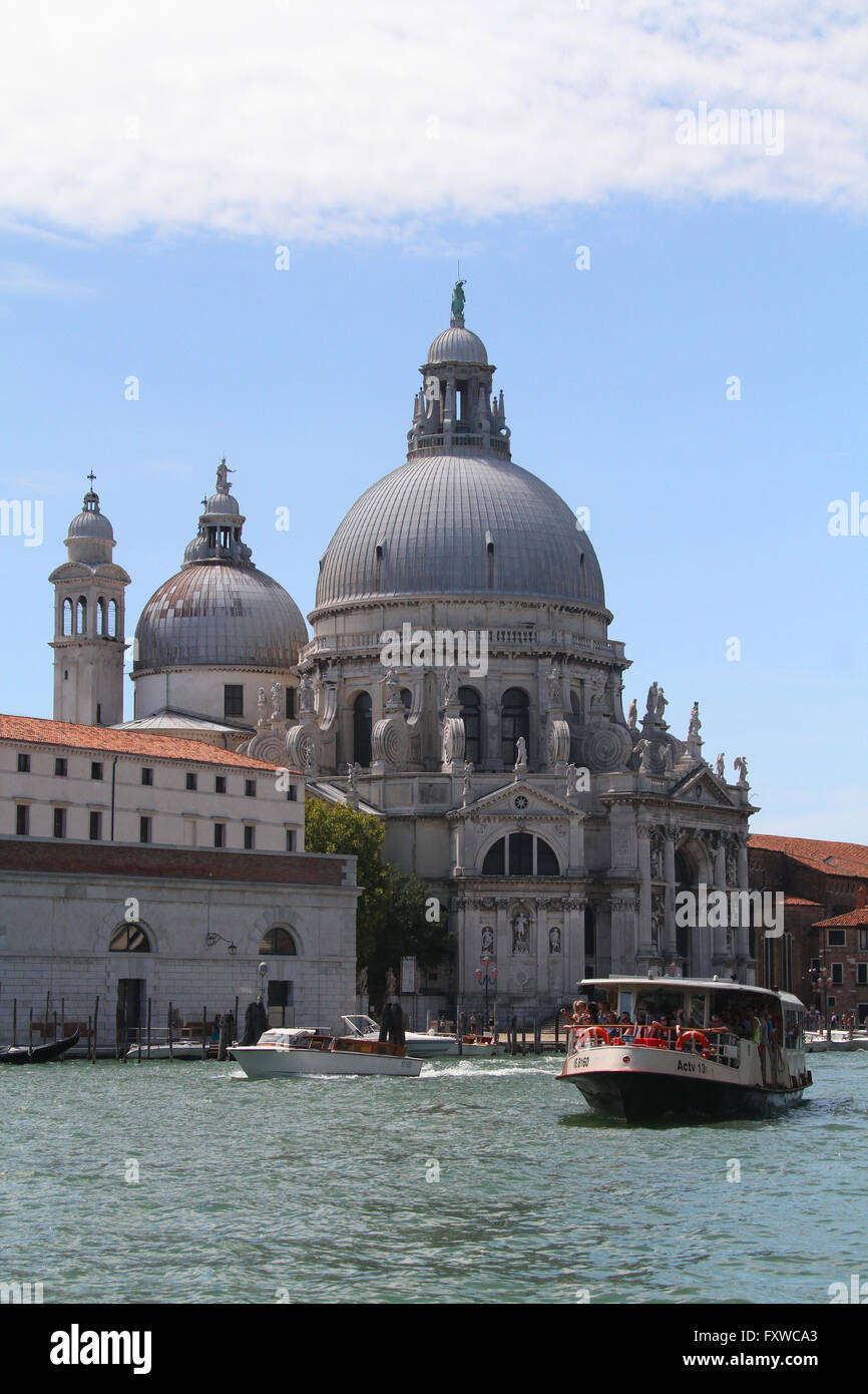 BASILICA DI SANTA MARIA DELLA SALUTE VENICE VENEZIA ITALY 01 August 2014 Stock Photo
