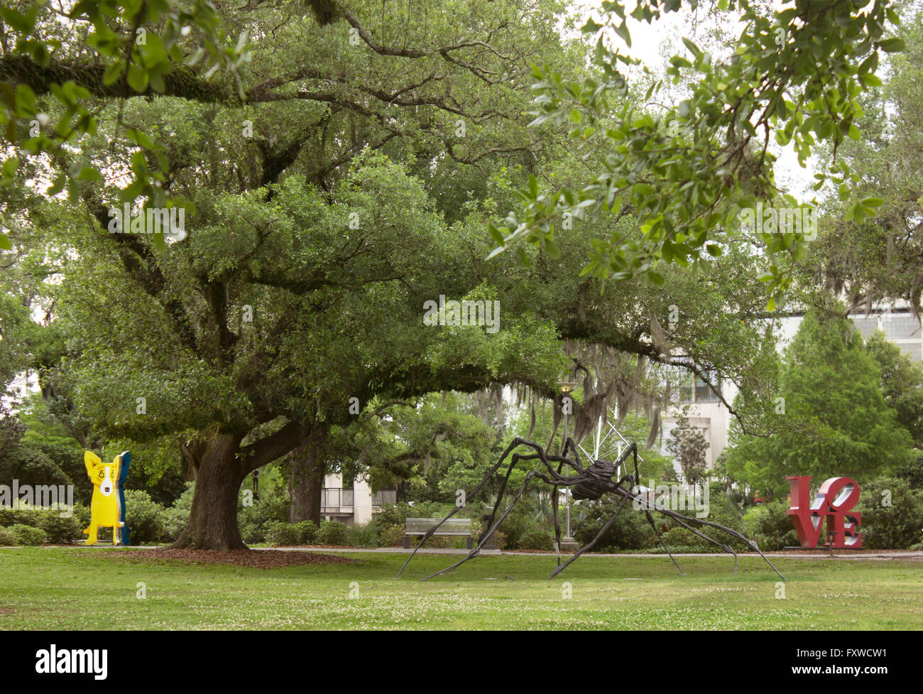 Variety Of Sculptures In The New Orleans City Park Besthoff
