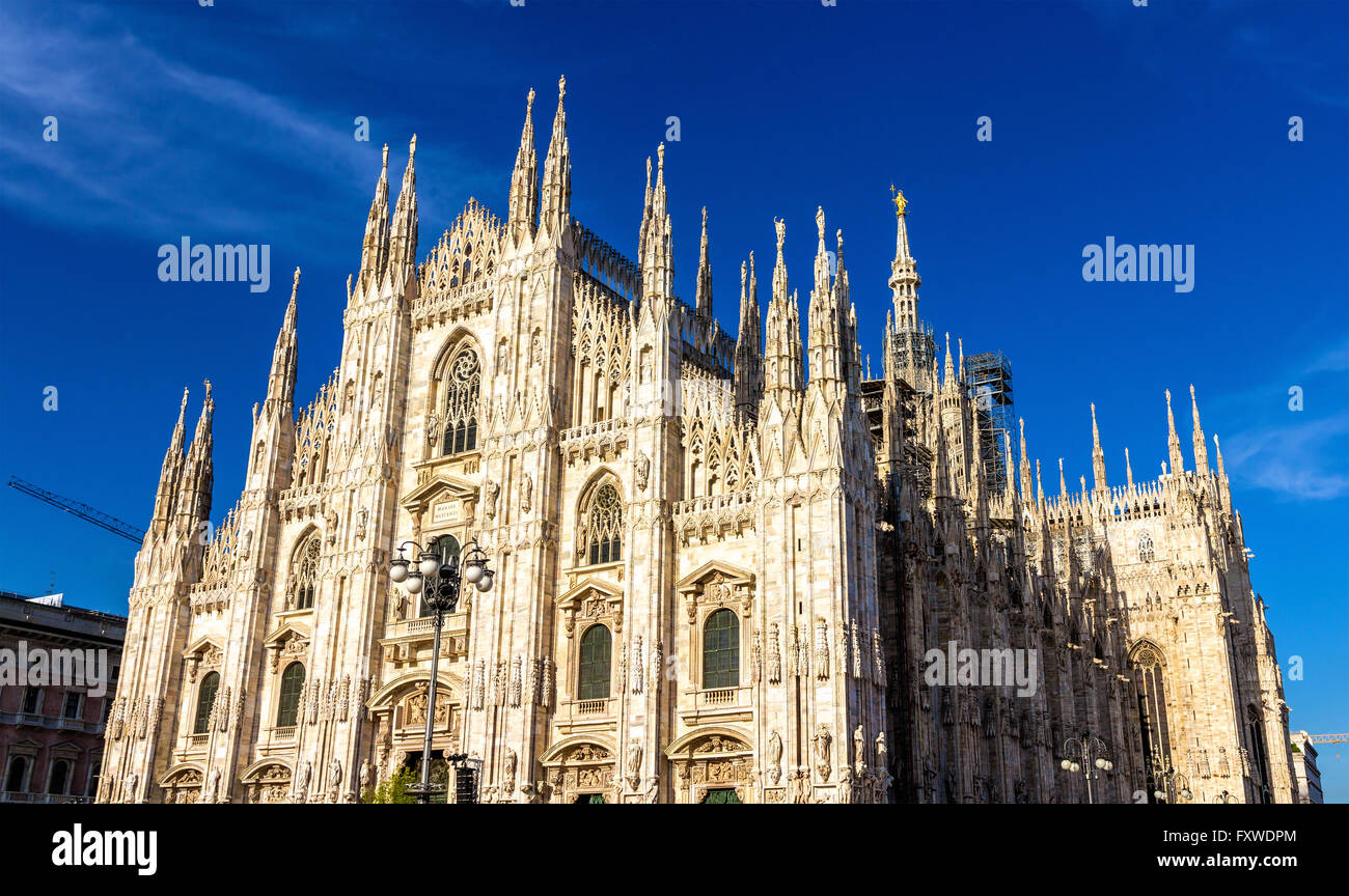 View Of Milan Cathedral Italy Stock Photo Alamy