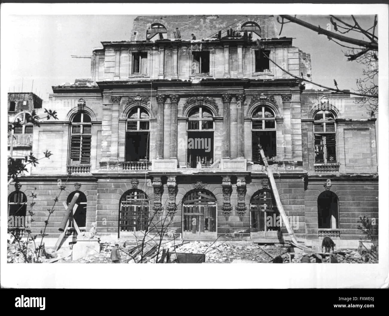 Abbruch des Rothschild-Palais in Wien Stock Photo - Alamy