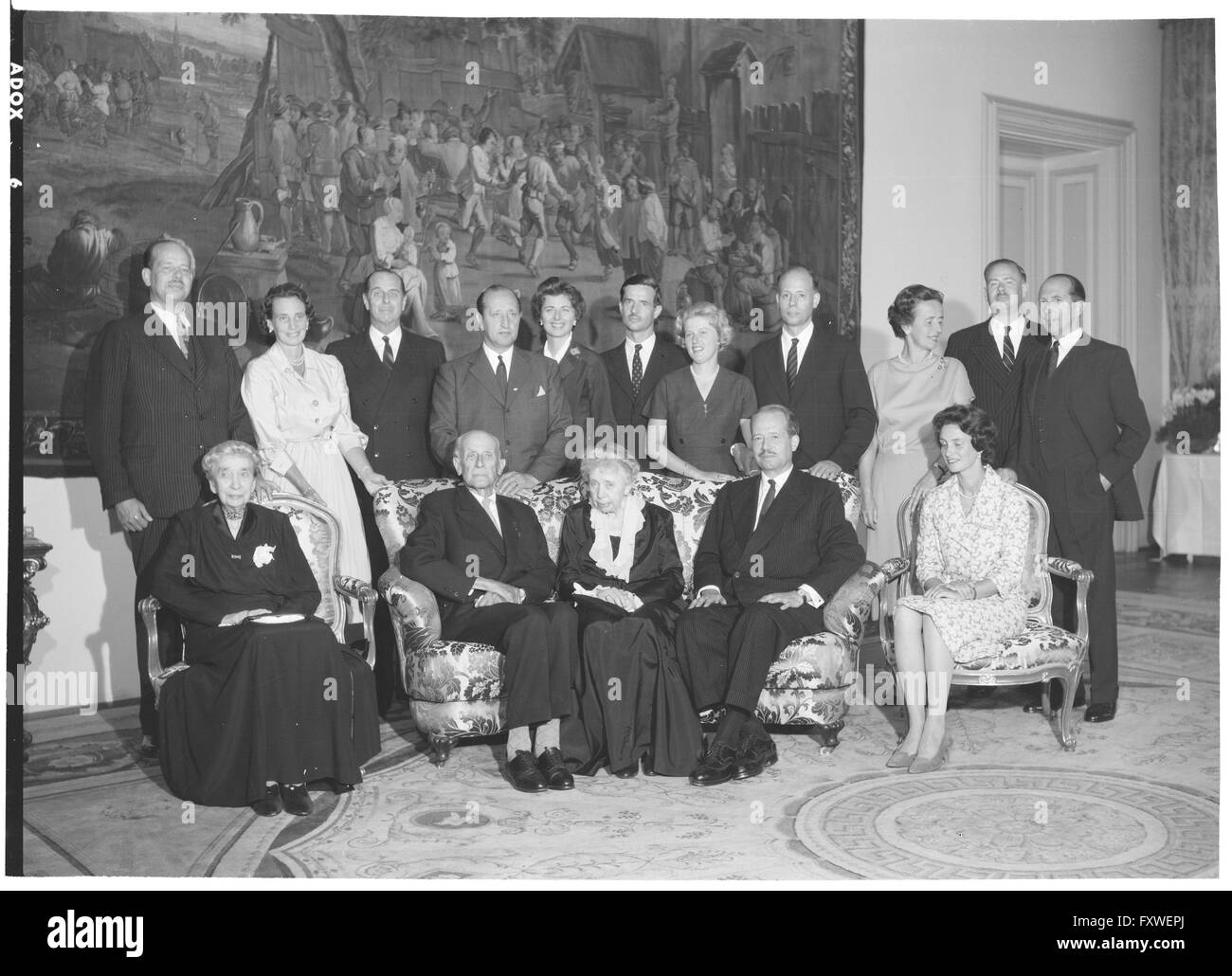 Familie des Fürsten Liechtenstein Stock Photo