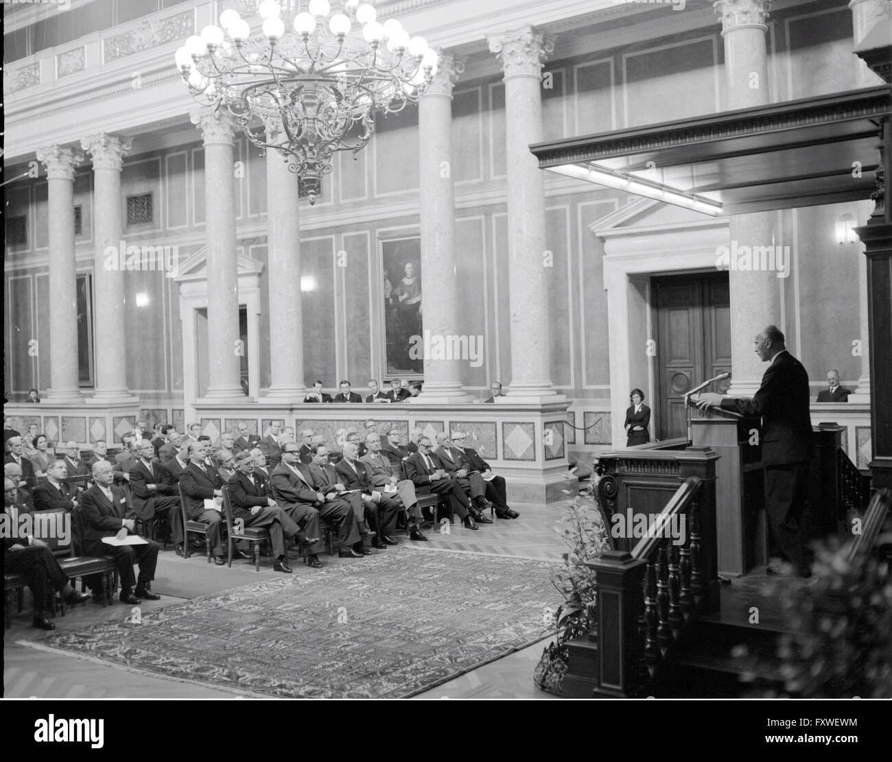 Feier im Festsaal der Universität Wien anlässlich ... Stock Photo