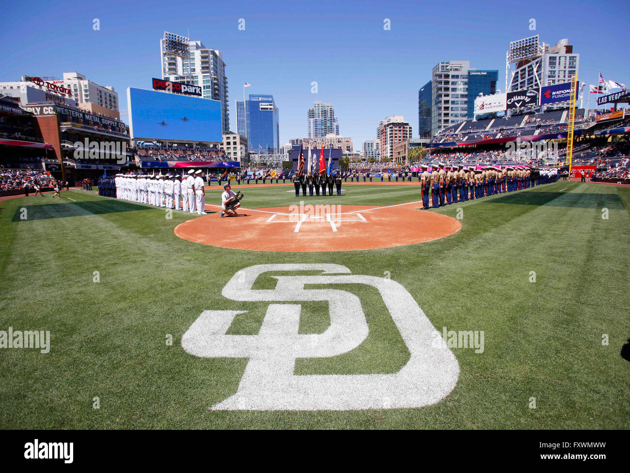 Padres fans by the thousands descend on Petco Park in Downtown for