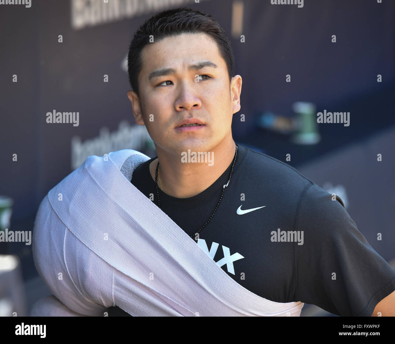 the Bronx, New York, USA. 17th Apr, 2016. Masahiro Tanaka (Yankees