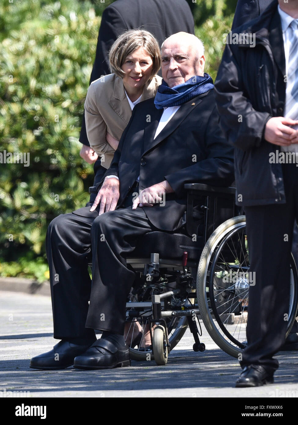 Oggersheim Germany 19th Apr 2016 Former German Chancellor Helmut Oggersheim Germany 19th Apr 2016 Former German Chancellor Helmut