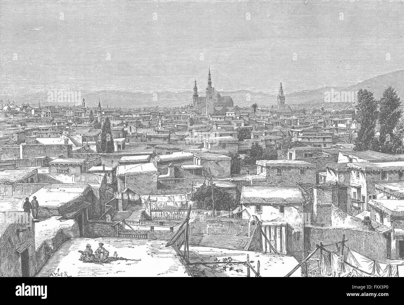 Damascus syria 19th century hires stock photography and images Alamy