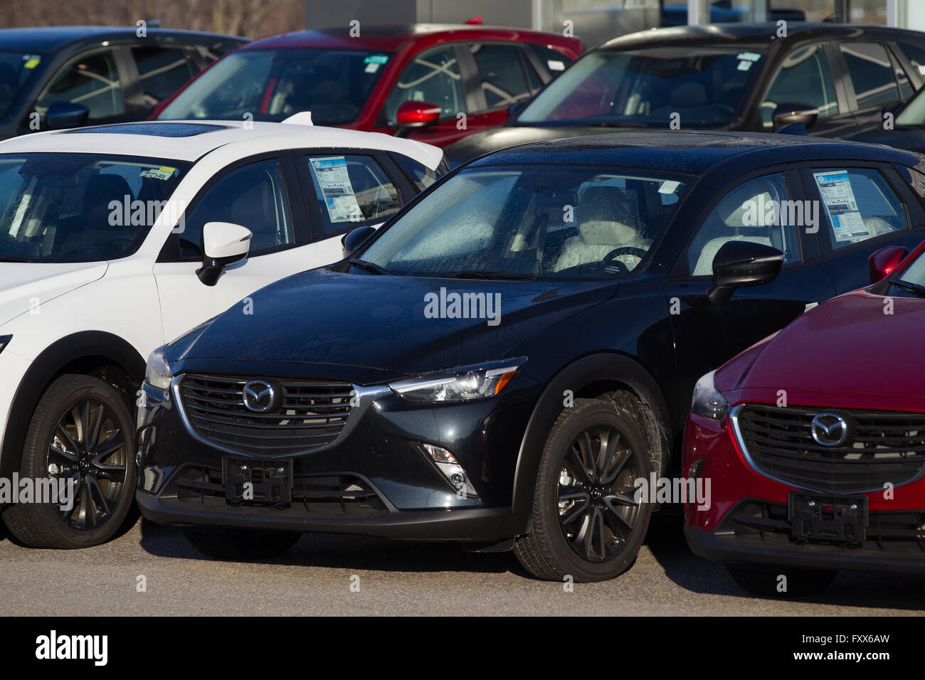 Mazda car dealership in Kingston, Ont., on Thursday Jan. 7, 2016 Stock