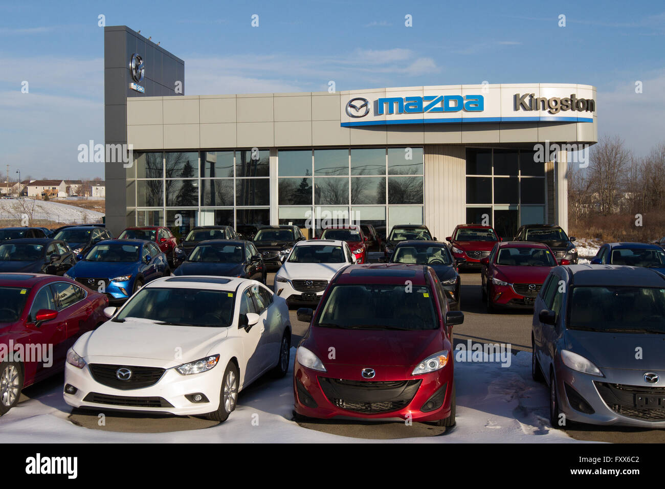 Mazda car dealership in Kingston, Ont., on Thursday Jan. 7, 2016 Stock