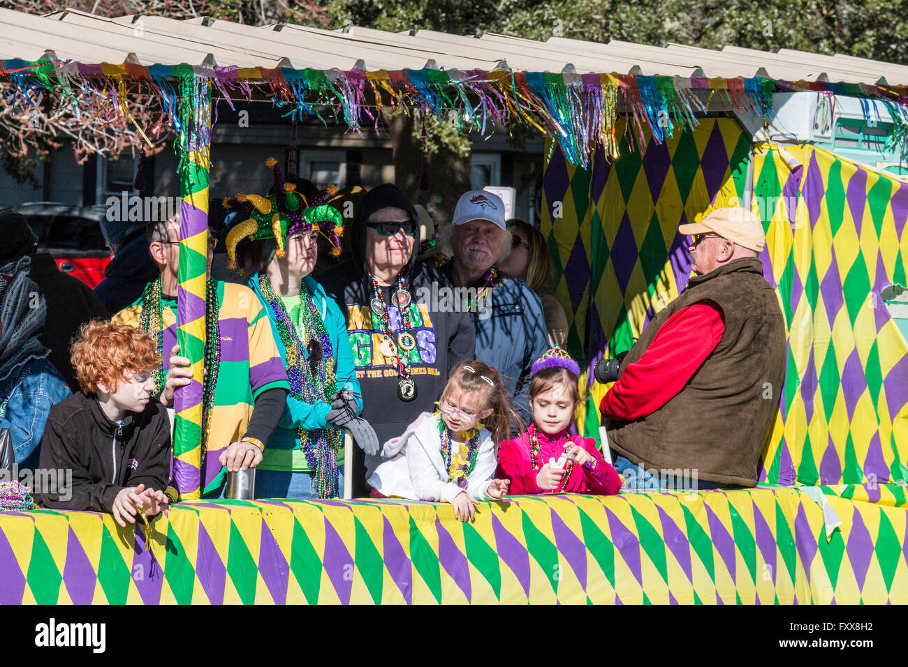 eunice mardi gras chicken run