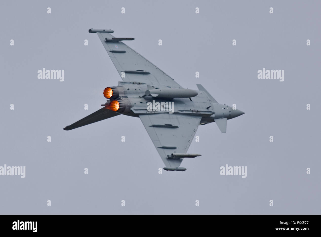 RAF Typhoon Display  2016 Stock Photo