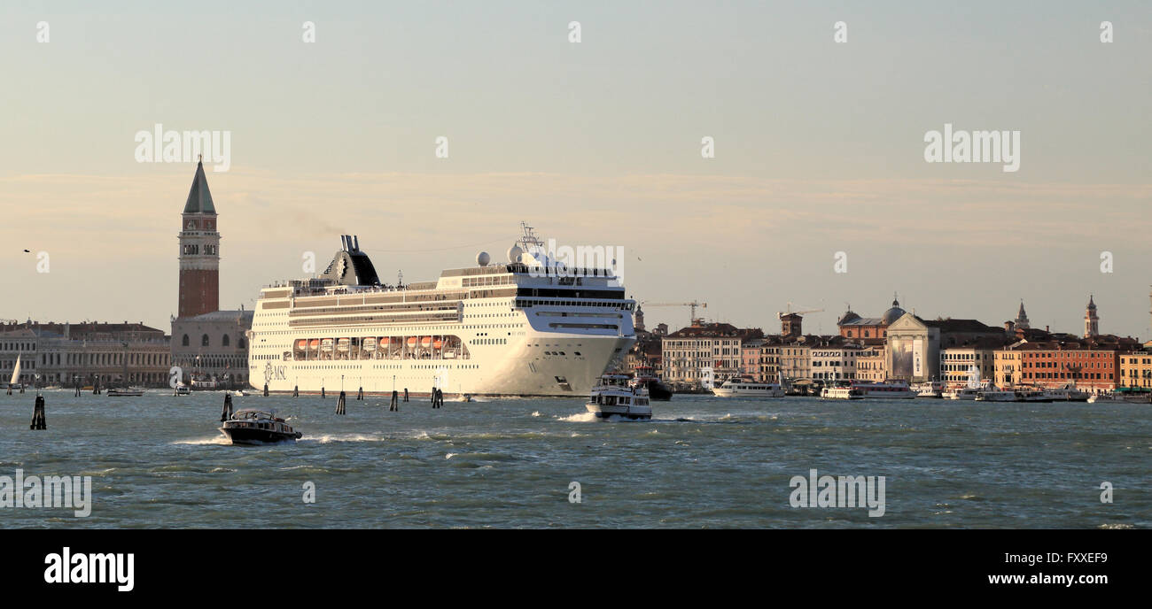 Cruise ship MSC Opera, IMO 9250464 Stock Photo