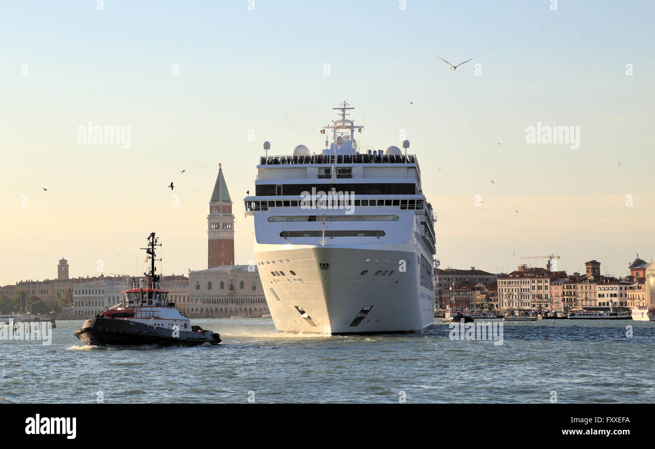 Cruise ship MSC Opera, IMO 9250464 Stock Photo