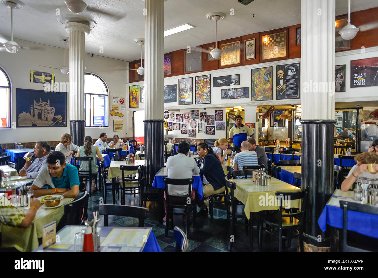 India Mumbai Bombay Leopold Cafe since 1871 Stock Photo - Alamy