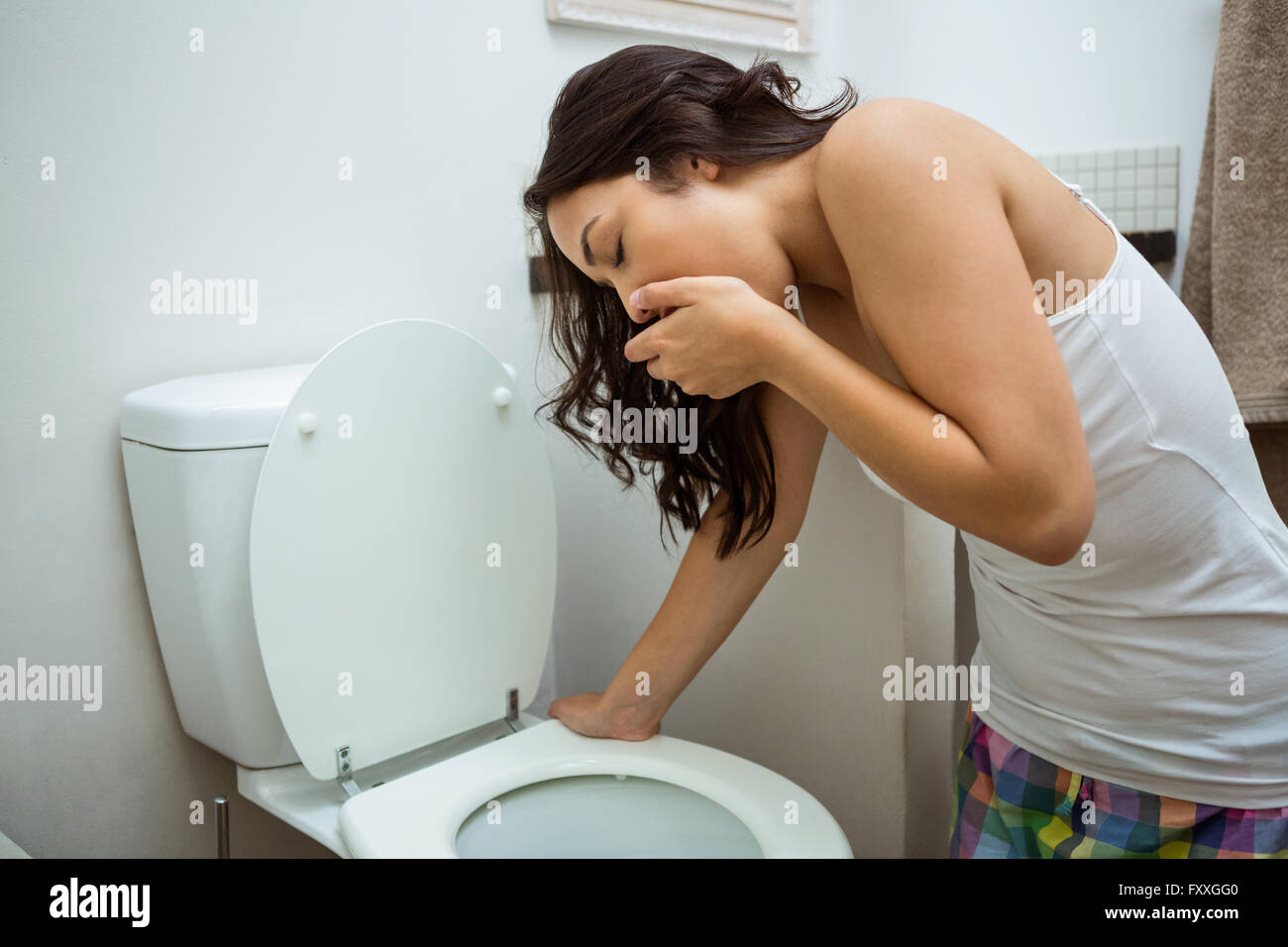 Bloody Vomit In Toilet Bloody Vomit In Toilet