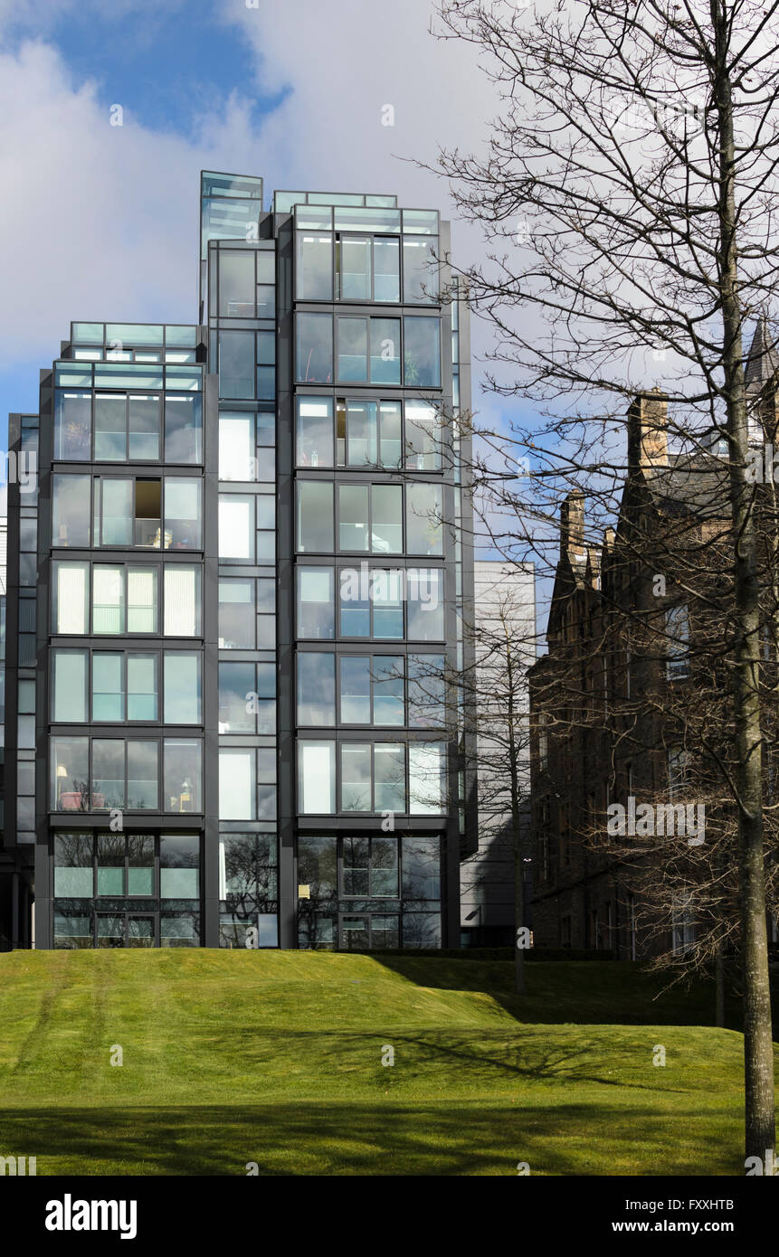 Exterior view of completed flats at the Quartermile development