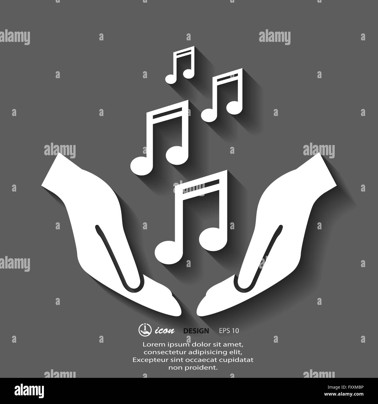 3d music notes Black and White Stock Photos & Images - Alamy