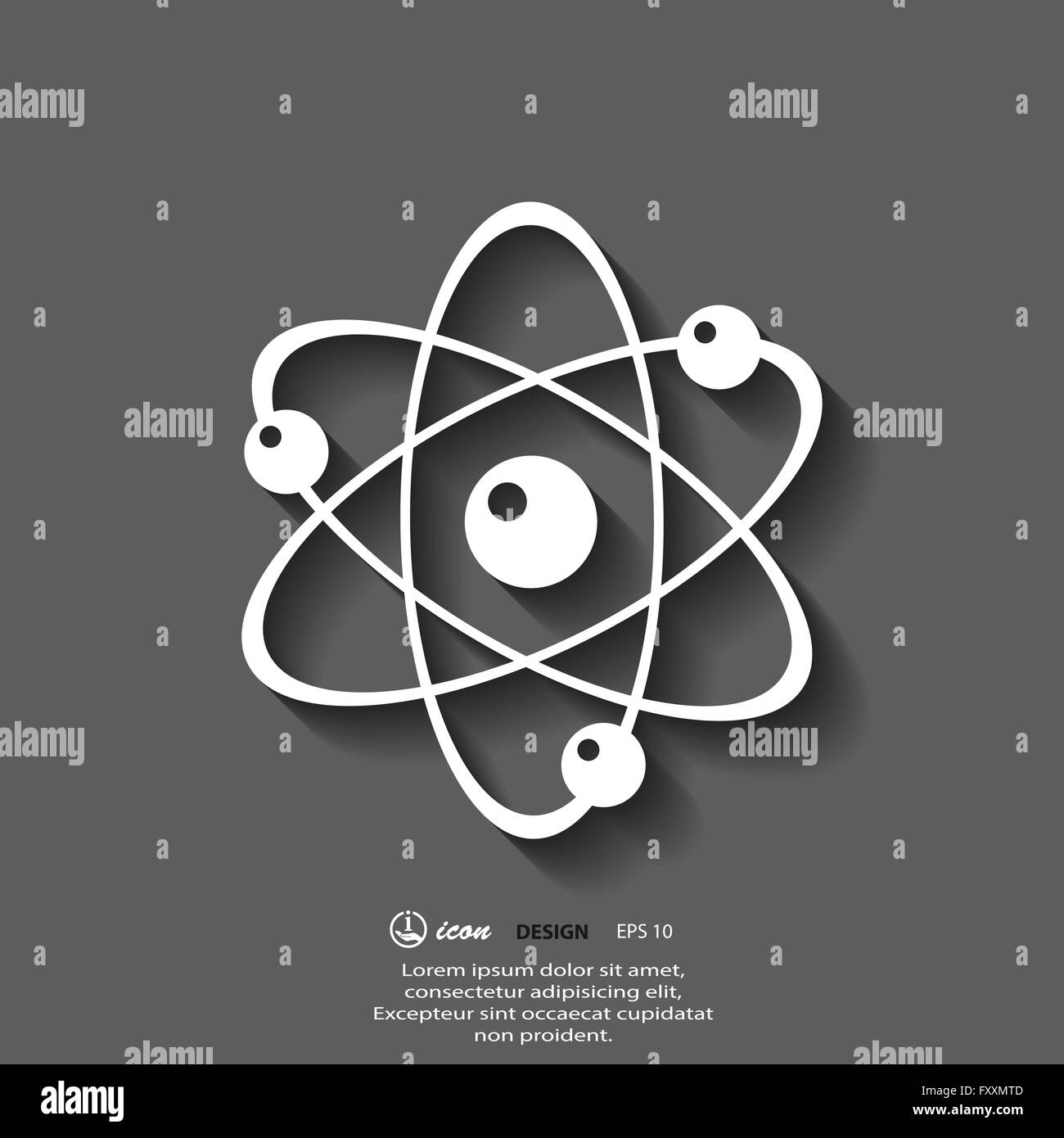 Pictograph of atom Stock Vector Image & Art - Alamy