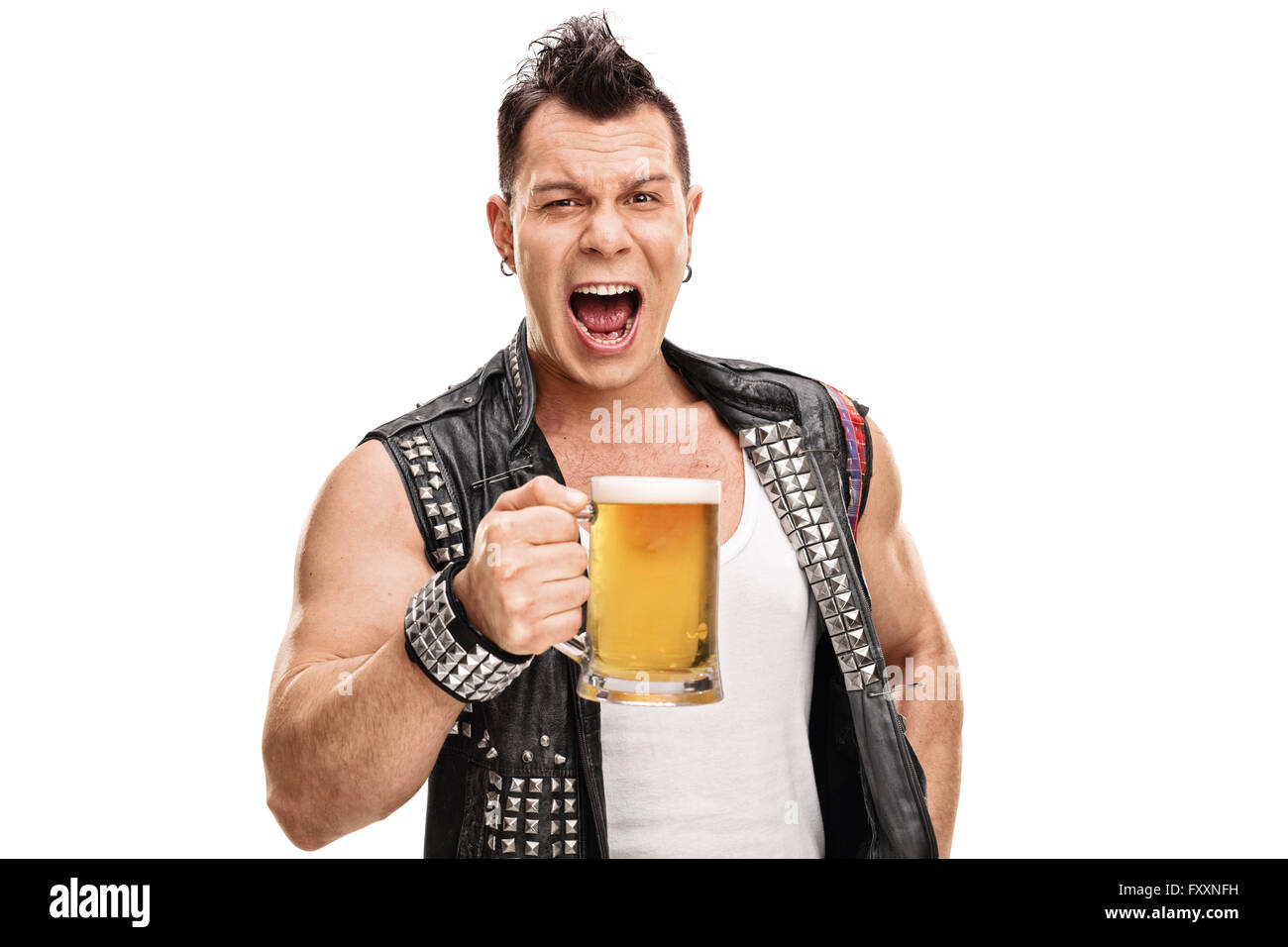 Old man drinking pint beer hi-res stock photography and images - Alamy