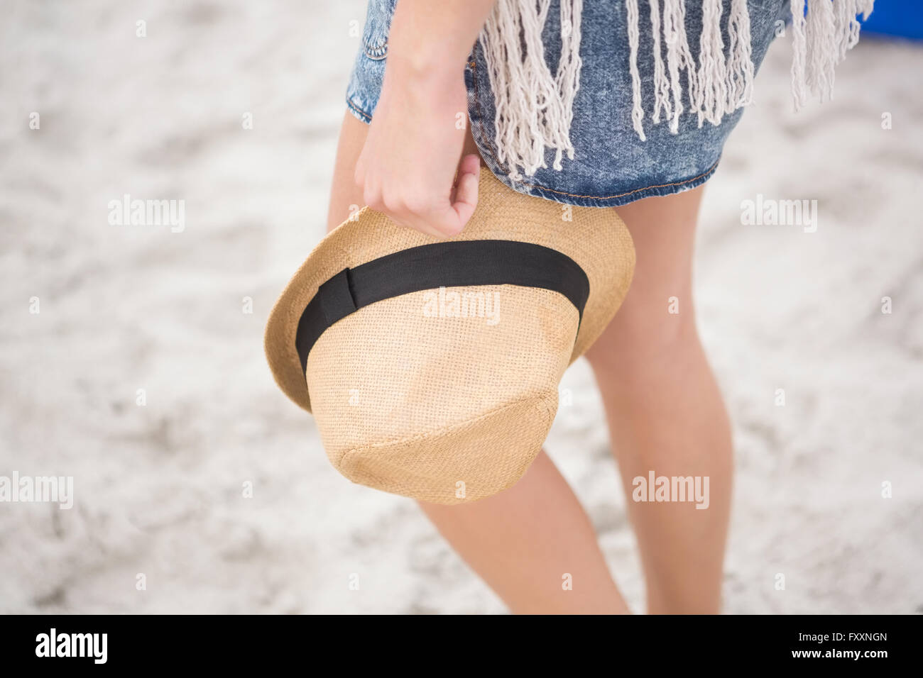 Close up straw beach hi-res stock photography and images - Alamy