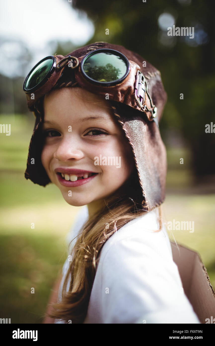 Portrait of happy girl smiling Stock Photo - Alamy