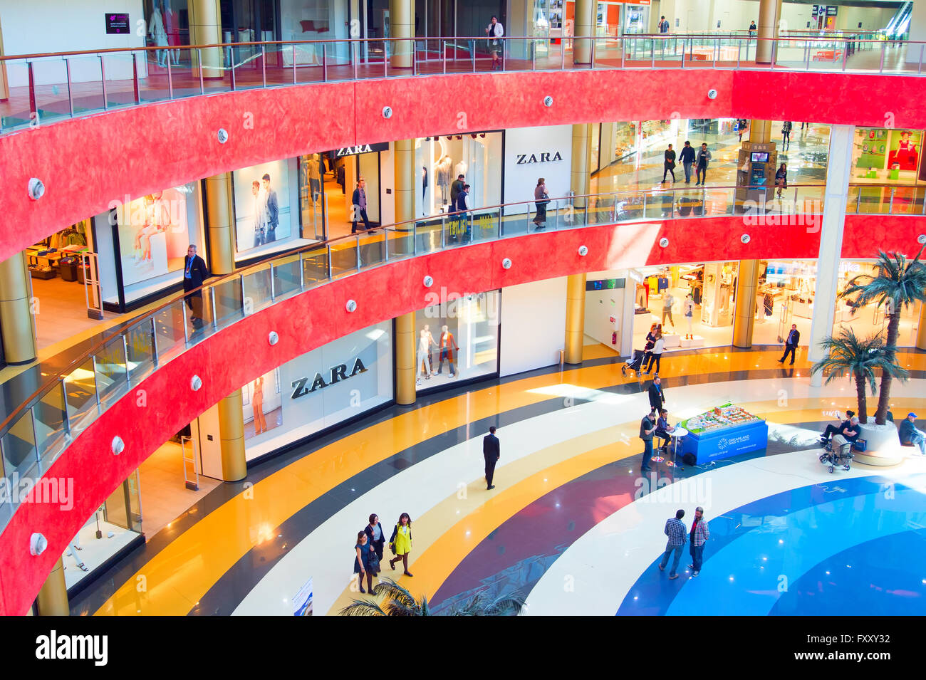 Tbilisi Mall - largest shopping mall in the Southern Caucasus. Stock Photo
