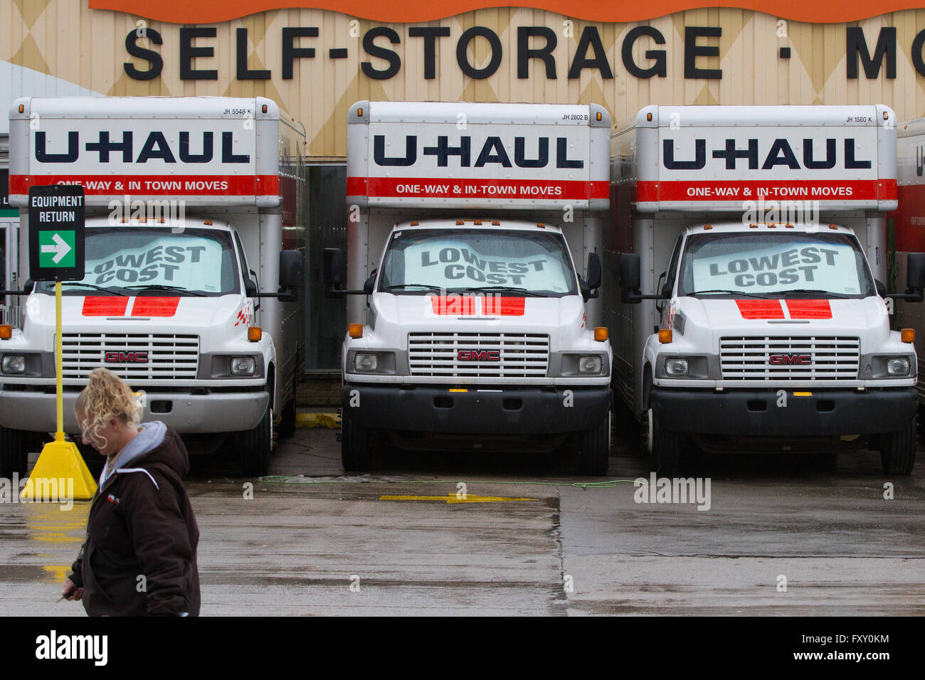 UHaul rental in Kingston, Ont., on Wednesday Feb. 3, 2016 Stock Photo