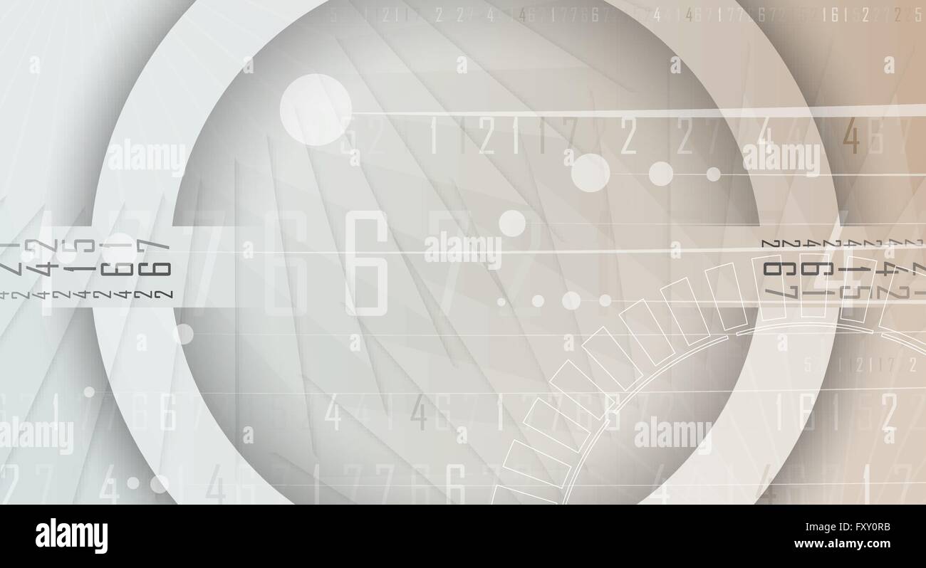 Abstract tech background. Futuristic interface. Vector illustration ...