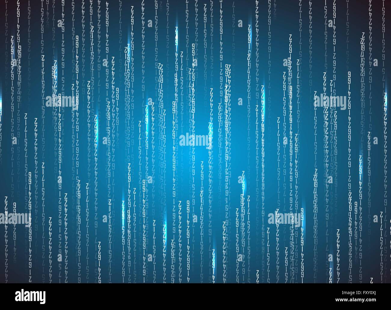 Matrix binary code. Technology illustration . Vector format Stock ...