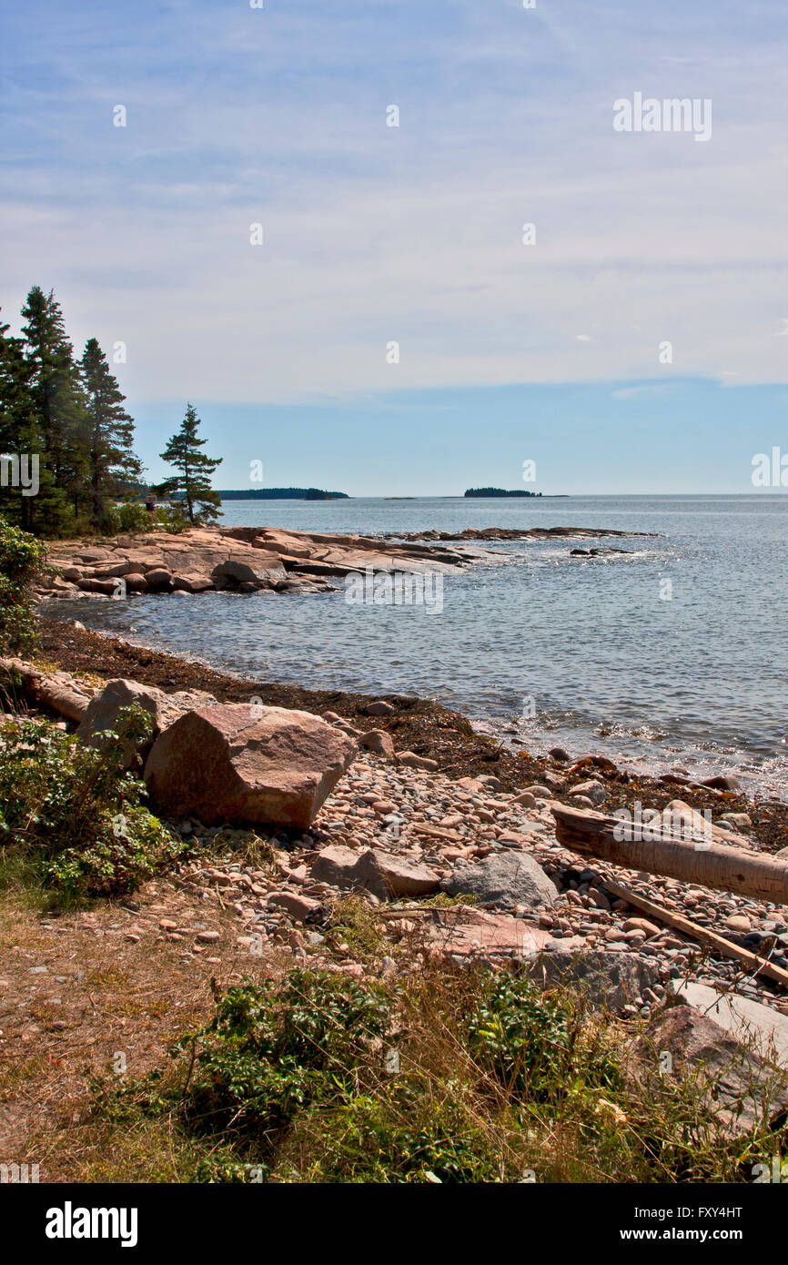 State of Maine, Schoodic Peninsula, Acadia National Park, a rocky