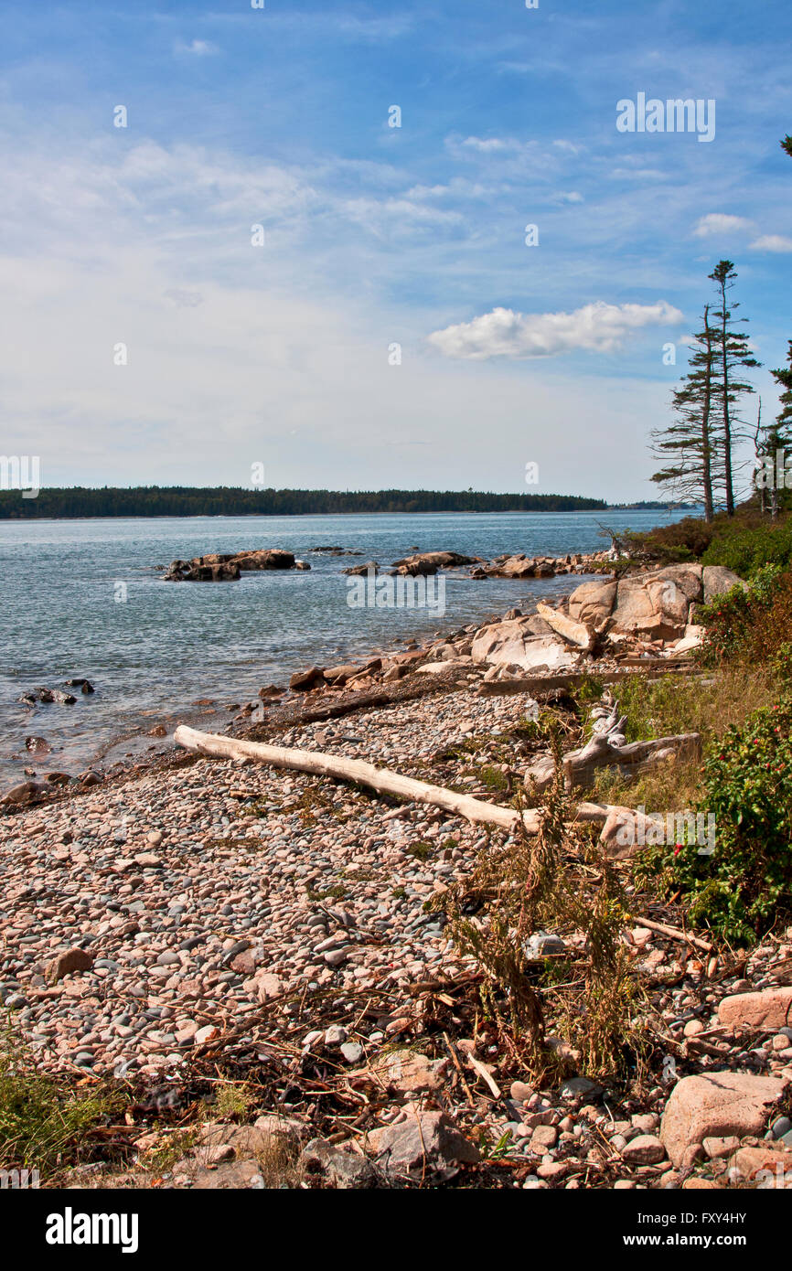 State of Maine, Schoodic Peninsula, Acadia National Park, a rocky