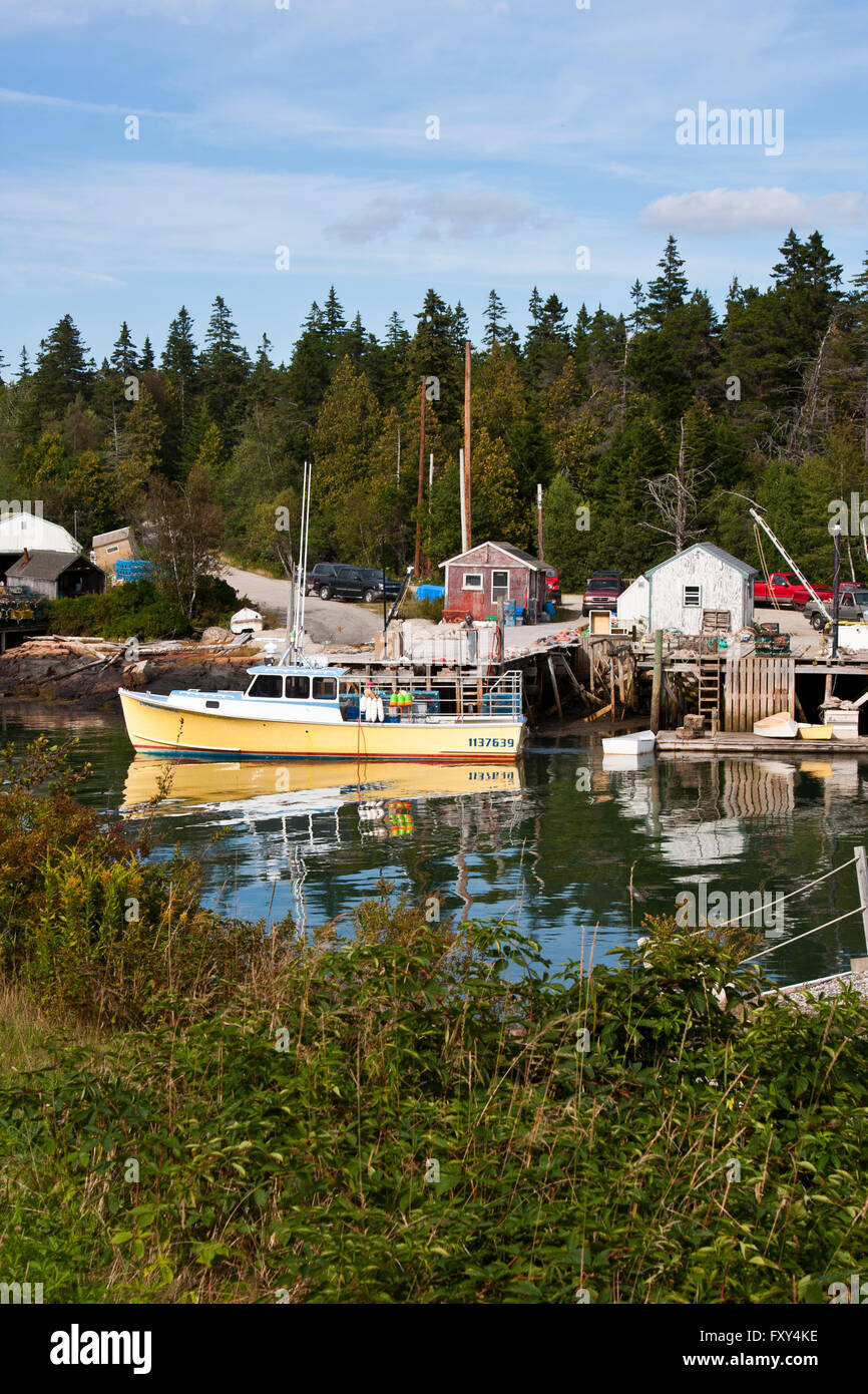 State of Maine, Schoodic Peninsula, Acadia National Park Stock Photo