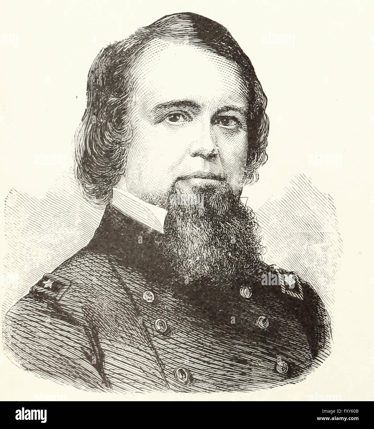 Union General John Pope, USA Civil War Stock Photo