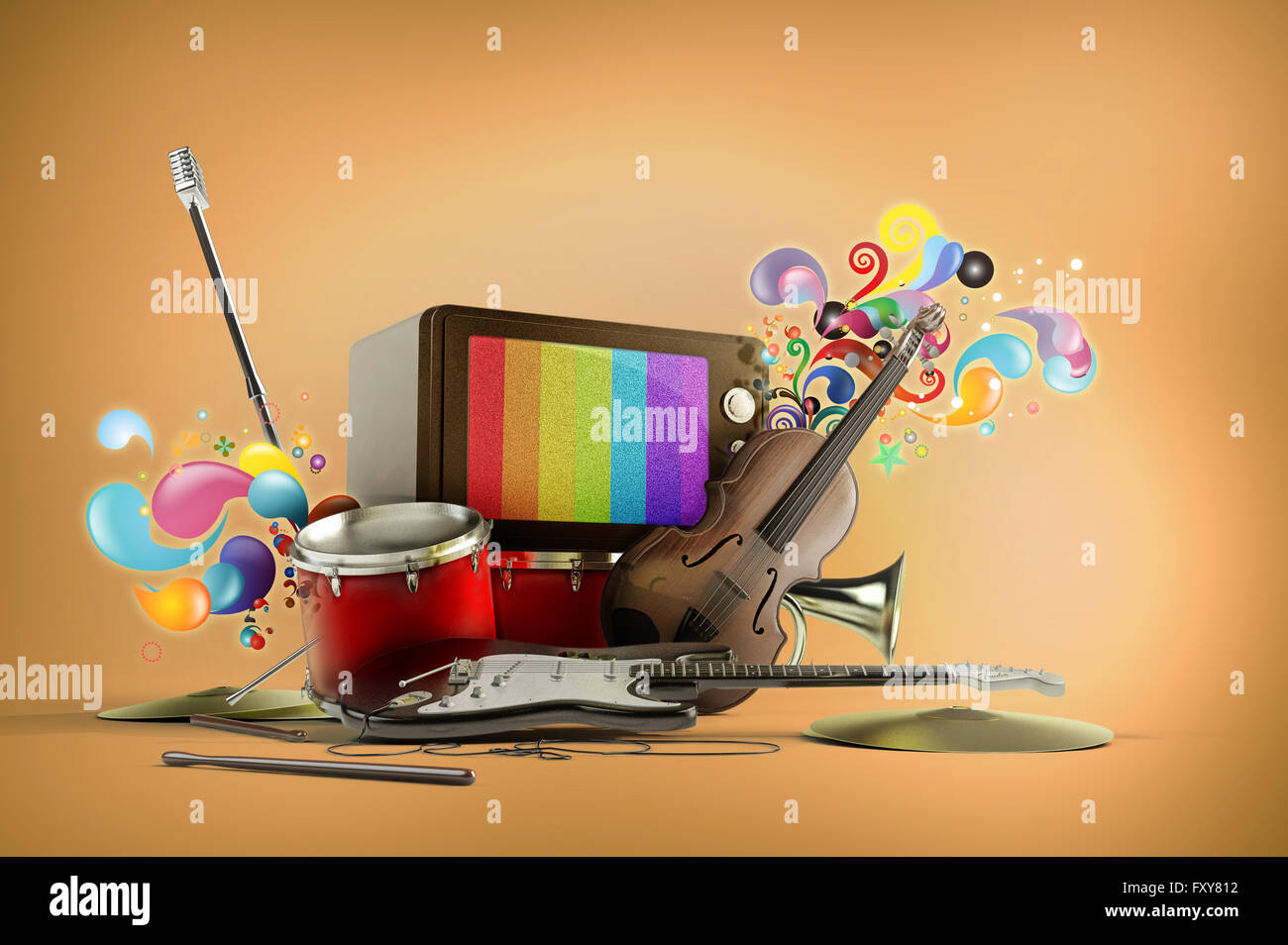 fusion graphic cultiral arts Stock Photo Alamy