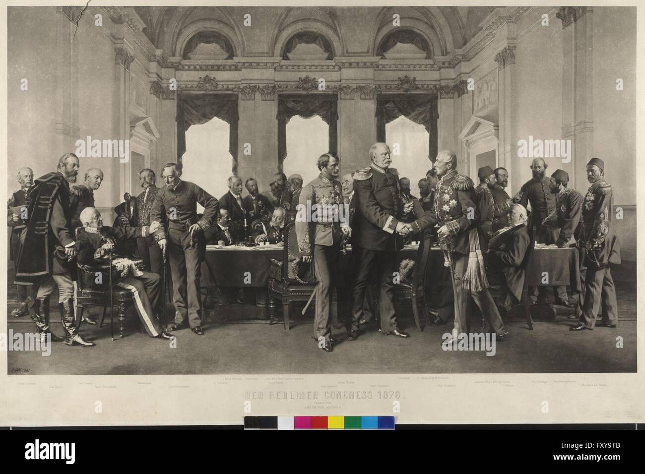 Der Berliner Kongress 1878 Stock Photo