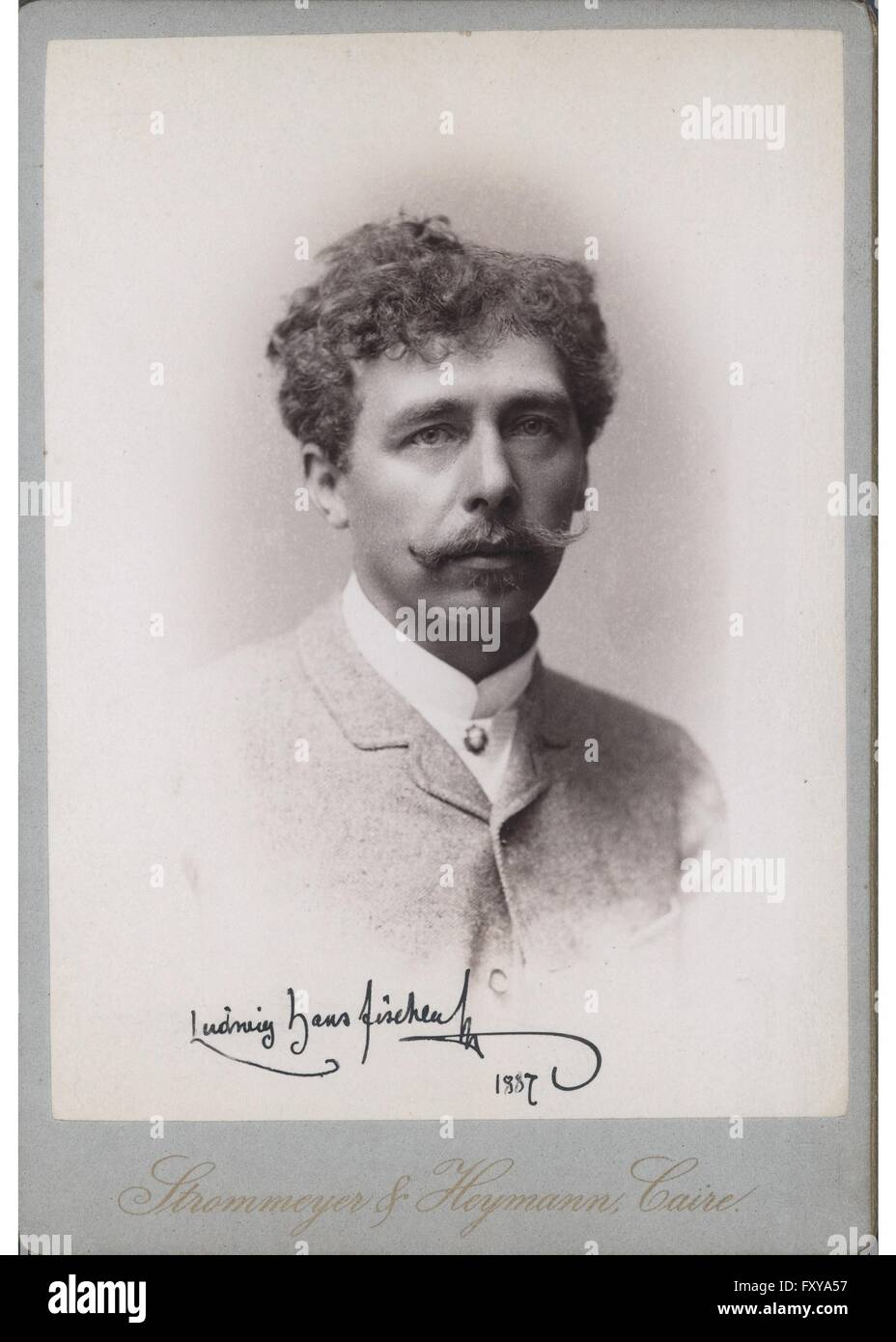 Fischer, Ludwig Hans [1848-1915] Stock Photo