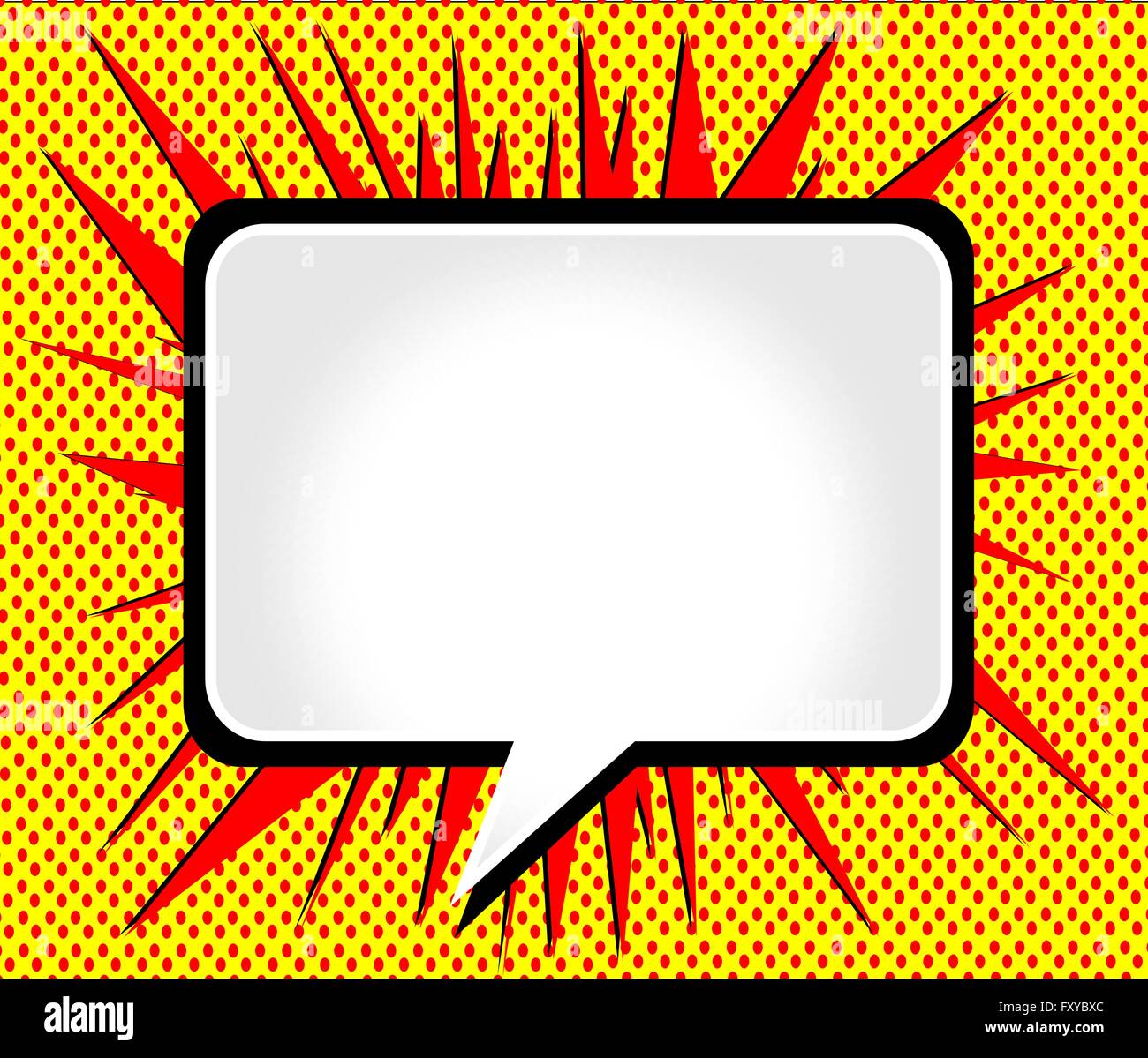 Speech Bubble Pop Art Stock Vector Image & Art - Alamy