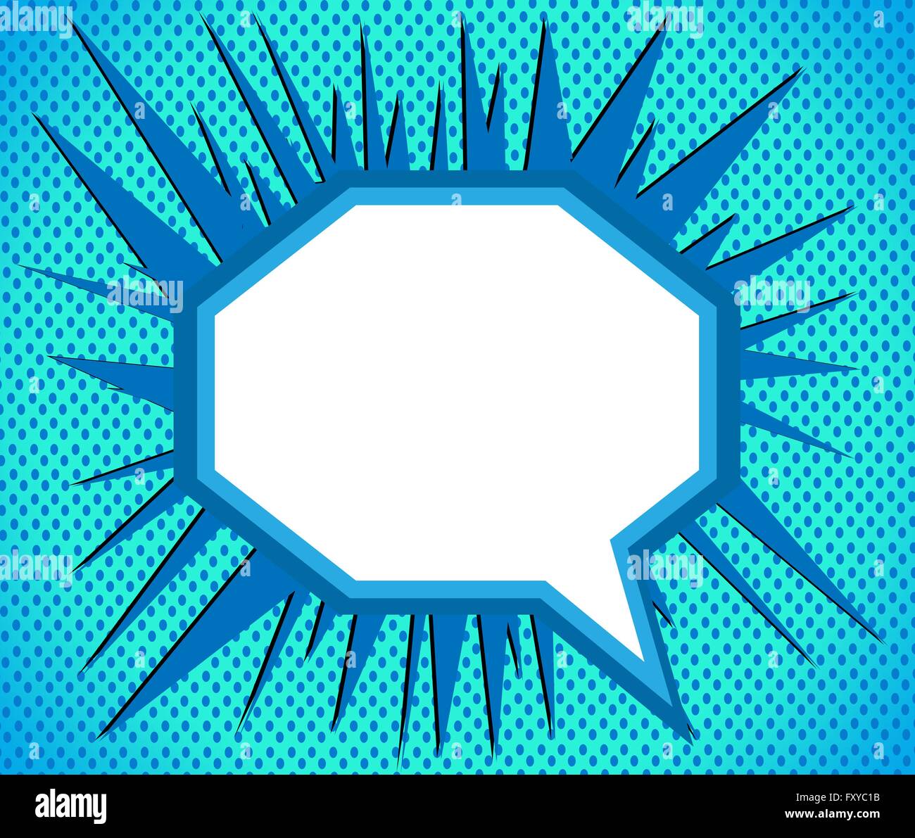 Speech Bubble Pop Art Stock Vector Image & Art - Alamy