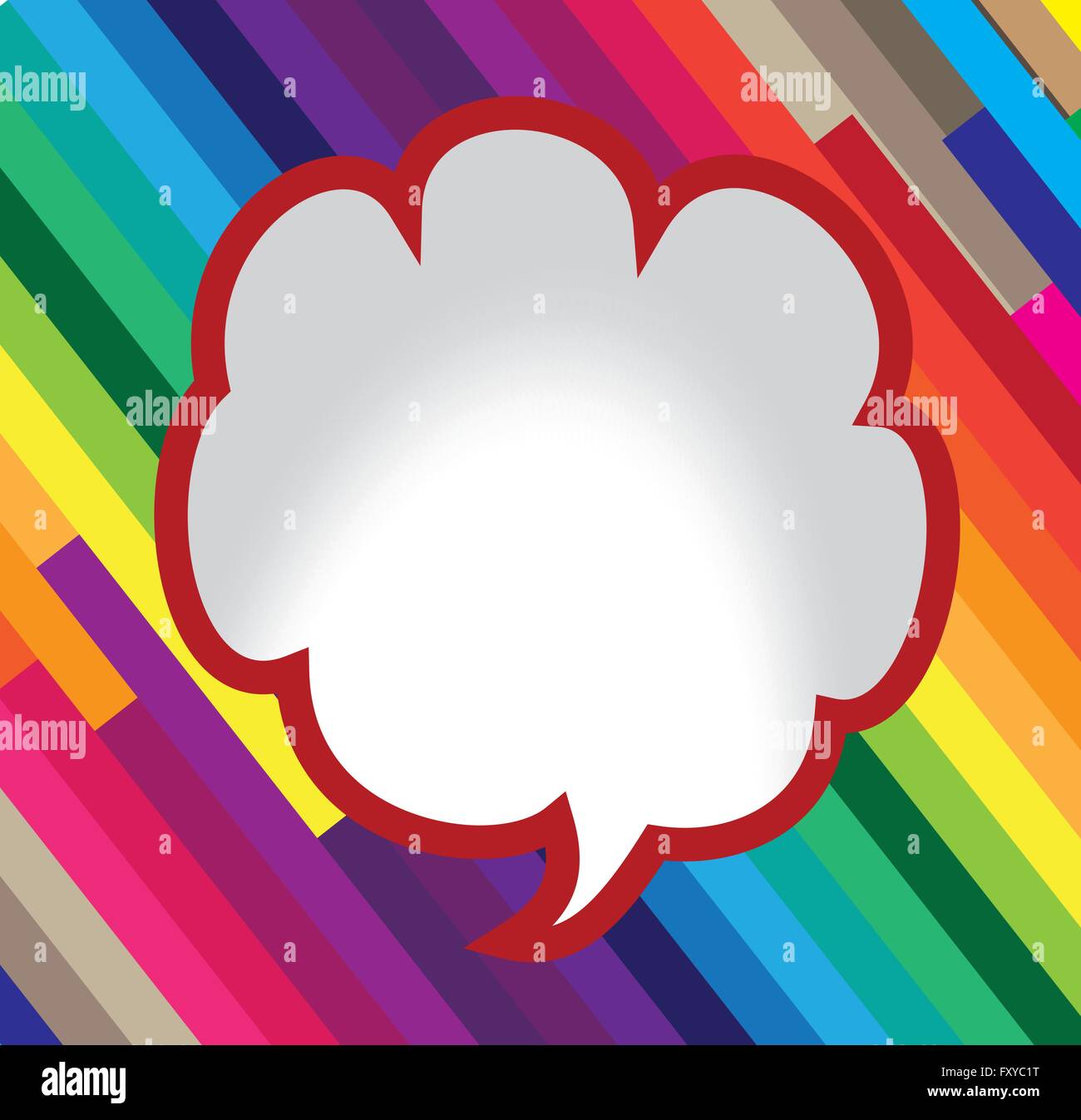 Speech Bubble Pop Art Stock Vector Image & Art - Alamy
