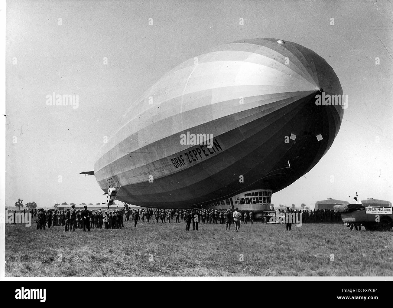 Zeppelin in Wien Stock Photo