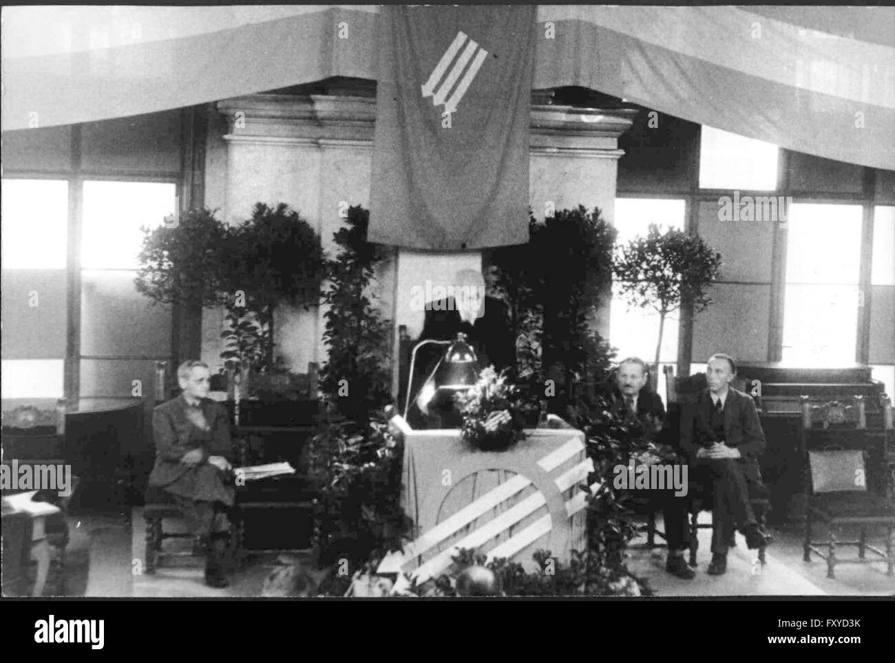 Wahlkampf 1945 Stock Photo