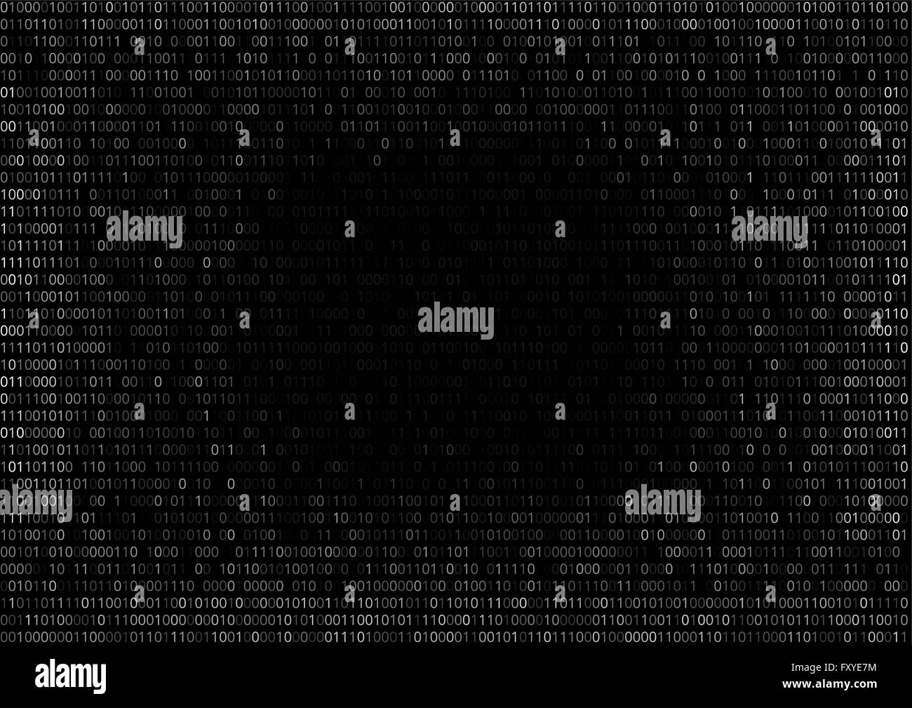 Binary Code Background Stock Vector Image & Art - Alamy