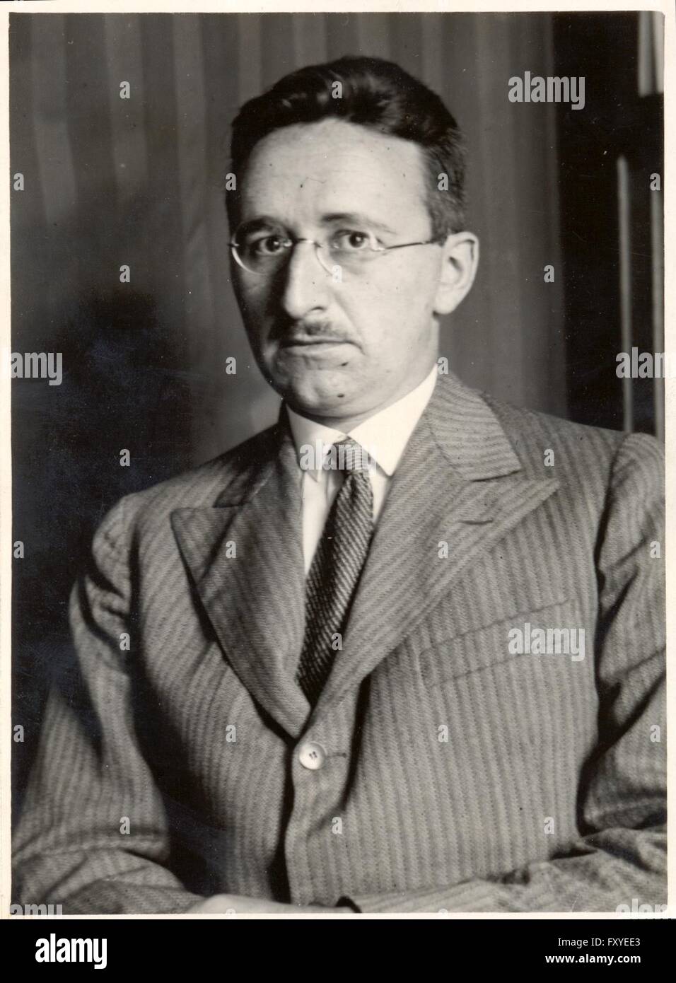 Friedrich August Hayek Stock Photo