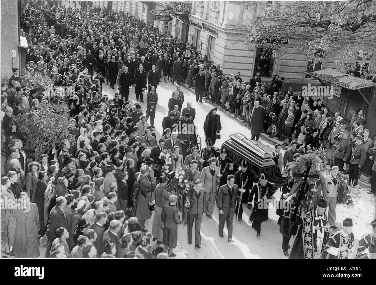 Begräbnis von Franz Lehar Stock Photo - Alamy