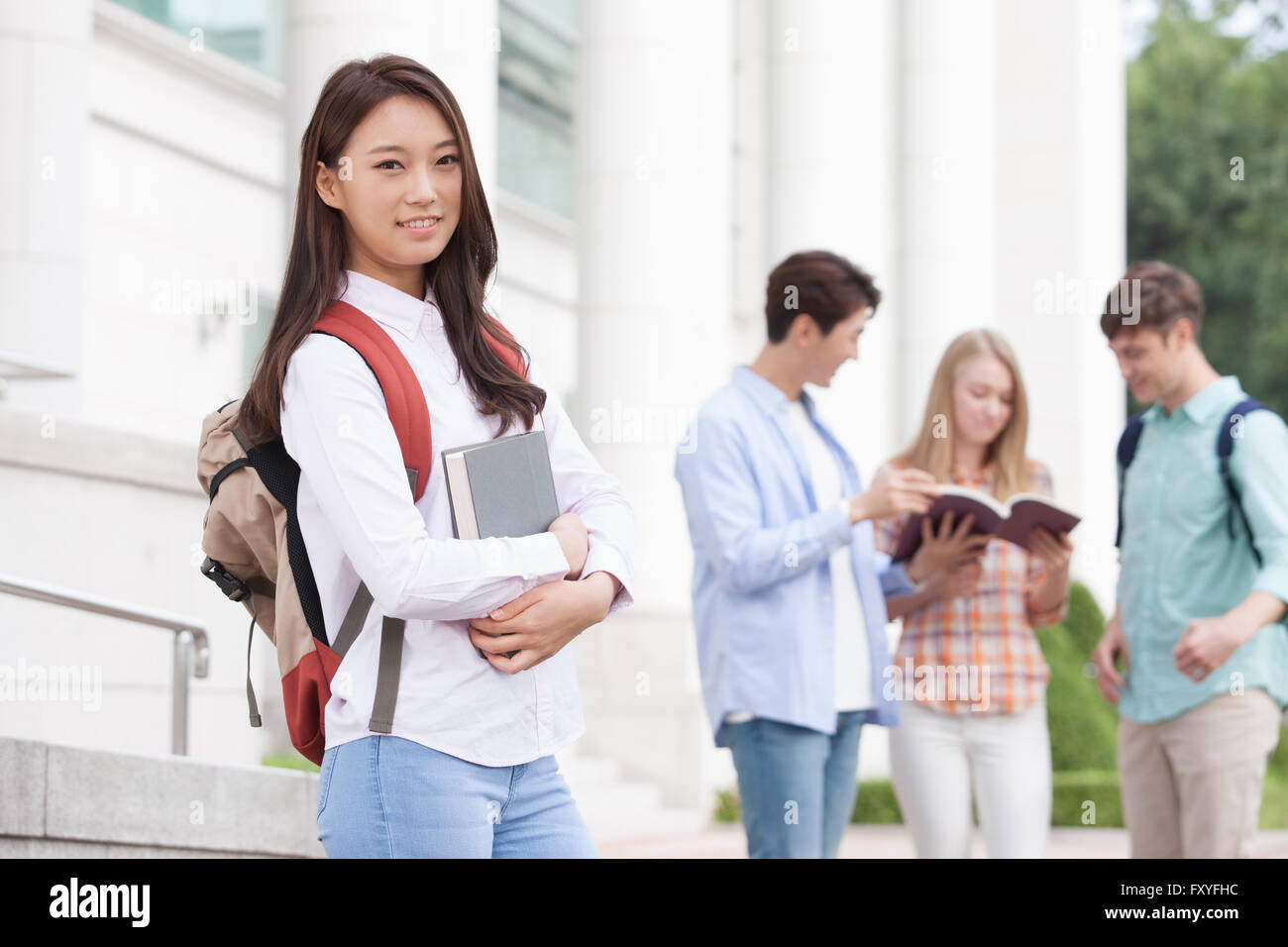 korean student backpack