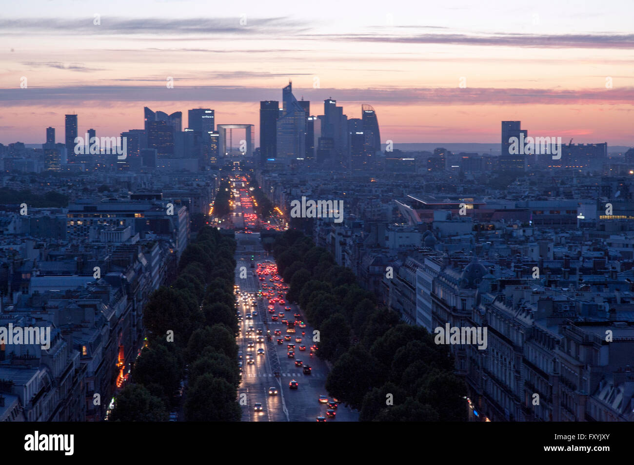 Scenery of Paris city Stock Photo