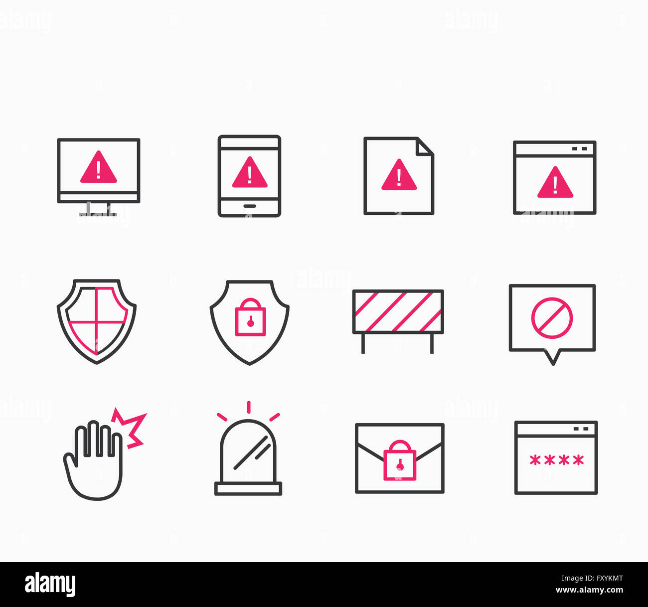 Various simple icons related hi-res stock photography and images - Alamy